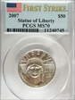 2007 $50 Statue of Liberty First Strike MS70
