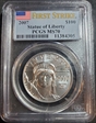 2007 $100 Statue of Liberty First Strike MS70