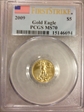 2009 $5 Gold Eagle First Strike MS70