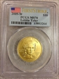 2009-W $10 Letitia Tyler First Strike MS70