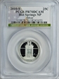 2010-S 25C Hot Springs NP - Silver PR70DCAM