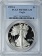 1989-S $1 Silver Eagle PR70DCAM