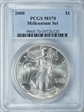 2000 $1 Millennium Set MS70