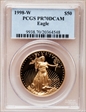 1998-W $50 Gold Eagle PR70DCAM