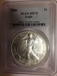 2006 $1 Silver Eagle MS70