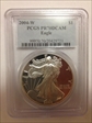 2004-W $1 Silver Eagle PR70DCAM