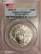 2008-W $100 Burnished St. of Liberty  First Strike SP70