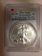 2011-(W) $1 Silver Eagle Struck at West Point First Strike MS70