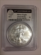 2011 $1 Silver Eagle 25th Anniversary Set First Strike MS70