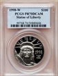 1998-W $100 Statue of Liberty PR70DCAM
