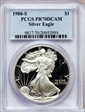 1988-S $1 Silver Eagle PR70DCAM