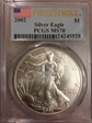 2002 $1 Silver Eagle First Strike MS70