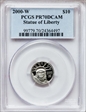 2000-W $10 Statue of Liberty PR70DCAM