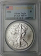2012 $1 Silver Eagle First Strike MS70