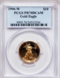 1996-W $10 Gold Eagle PR70DCAM