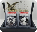 2012-S $1 Silver Eagle  75th Anniversary SF Mint Set PR70DCAM