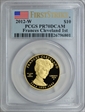 2012-W $10 Frances Cleveland 1st First Strike PR70DCAM