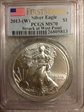 2013-(W) $1 Silver Eagle Struck at West Point First Strike MS70