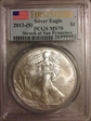 2013-(S) $1 Silver Eagle Struck at San Francisco First Strike MS70