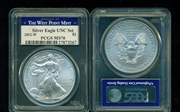 2012-W $1 Burnished Silver Eagle  UNC Set SP70