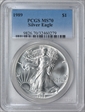 1989 $1 Silver Eagle MS70