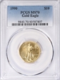 1990 $10 Gold Eagle MS70