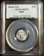 2004 $10 Statue of Liberty MS70