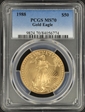 1988 $50 Gold Eagle MS70