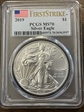 2019 $1 Silver Eagle First Strike MS70