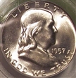 1957 50C MS66FBL
