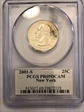 2001-S 25C New York PR69DCAM