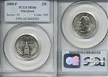 2000-P 25C Maryland MS66