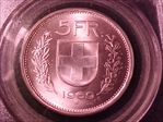 1969 B 5 Fr KM-40  Ag MS64