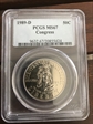 1989-D 50C Congress MS67