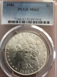 1886 $1 MS62