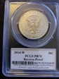2014-W 50C Reverse Proof 50th Anniversary Set First Strike PR70