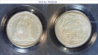 1873 10C Arrows MS64