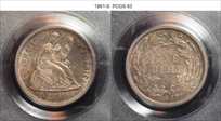 1861-S 10C MS63