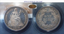 1878-CC 10C MS63