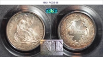 1862 10C MS66
