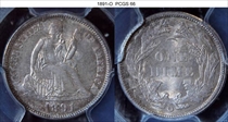 1891-O 10C MS66