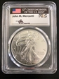 2020-(P) $1 Silver Eagle - Emergency Issue Struck at Philadelphia First Day of Issue Mercanti MS70