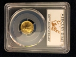 2016-W 10C Mercury Dime Gold 100th Anniversary First Strike Label SP70