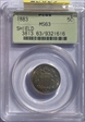 1883 5C Shield MS63