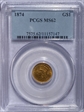 1874 G$1 MS62