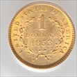1853 G$1 MS62