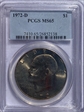 1972-D $1 MS65