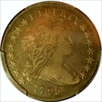 1795 $1 Draped Bust, Centered VF25