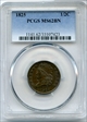 1825 1/2C MS62BN