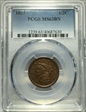 1857 1/2C MS63BN